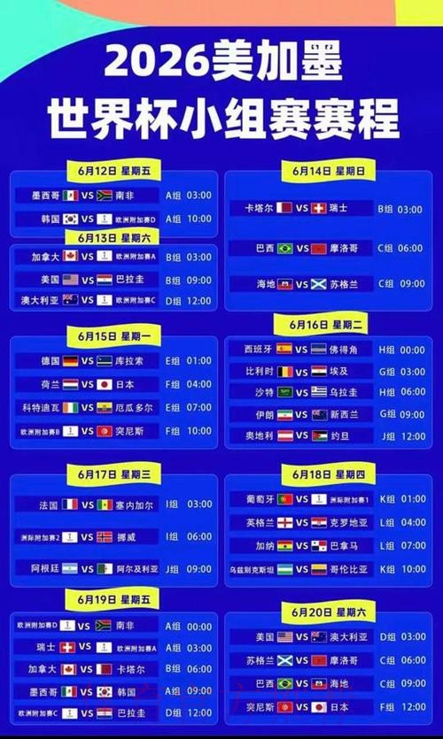 2026美加墨世界杯直播平台方法 2026美加墨世界杯直播平台方法